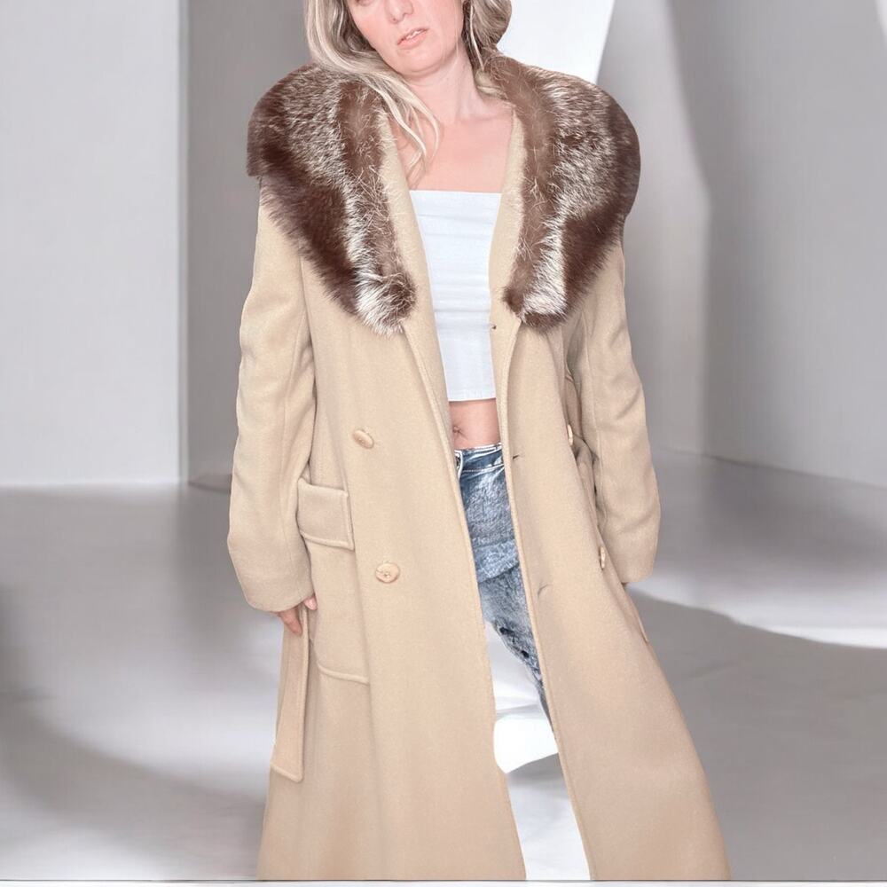 VINTAGE Lane Bryant Tall Faux Fur Coat